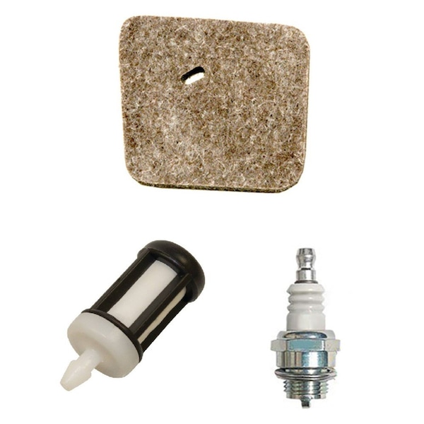 Aic Replacement Parts Air Fuel Filter Spark Plug Fits Stihl FS38 FS45 FS46 FS55 HS45 FC55 Trimmers 4140-007-1800 - main